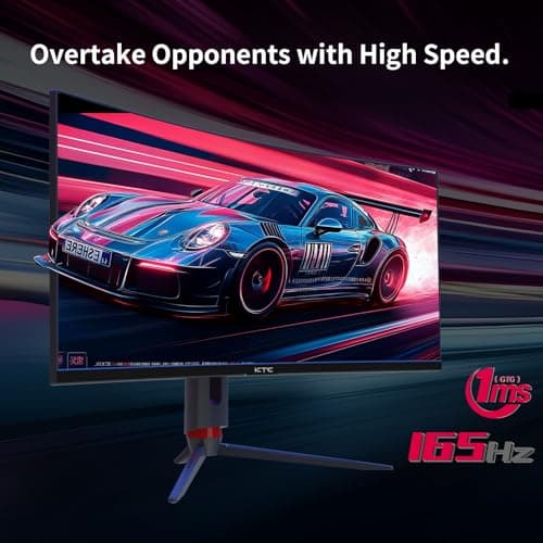34'' Curved Ultrawide Gaming Monitor, 21:9, 3440x1440p 165Hz 1ms, 1500R Curved Monitor, Freesync G-sync, Picture by Picture,PIP, Height/Tilt/Swivel/Pivot