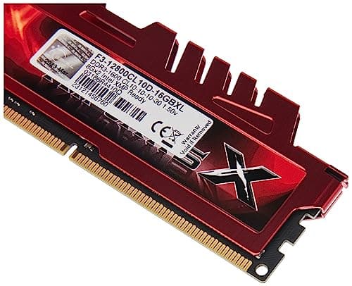 G.SKILL RipjawsX Series (Intel XMP) DDR3 RAM 16GB (2x8GB) 1600MT/s CL10-10-10-30 1.50V Desktop Computer Memory UDIMM (F3-12800CL10D-16GBXL)
