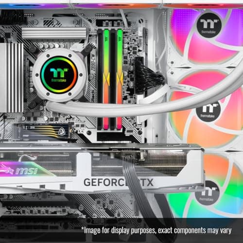 Thermaltake LCGS View i1480S-380 Gaming Desktop (Intel® Core™ i9-14900KF, ToughRam 32GB DDR5 6000MT/s RGB Memory, NVIDIA® GeForce RTX™ 5080, 1TB NVMe M.2, WiFi, Windows 11) V38S-Z790-580-LCS