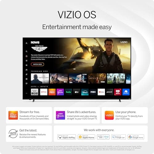 VIZIO 40-inch Full HD 1080p Smart TV with DTS Virtual: X, Alexa Compatibility, Google Cast Built-in, Bluetooth Headphone Capable, (VFD40M-08 New)