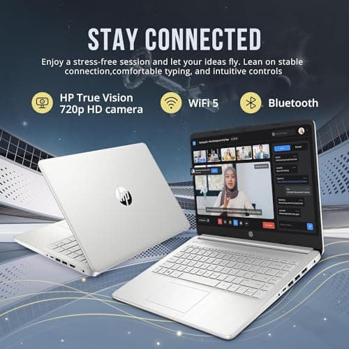 HP-14inch Laptop-Windows11 Laptop-School - Microsoft Office 365 - Quad-core Intel Processor - Long Battery Life - Ultralight Laptop for Student- Mini Laptop (16GB RAM |512GB PCIE SSD)
