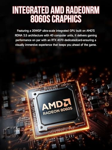 GMKtec EVO-X2 AI Mini PC Ryzen Al Max+ 395 (up to 5.1GHz) Mini Gaming Computers, 128GB LPDDR5X 8000MHz (16GB*8) 2TB PCIe 4.0 SSD, Quad Screen 8K Display, WiFi 7 & USB4, SD Card Reader 4.0