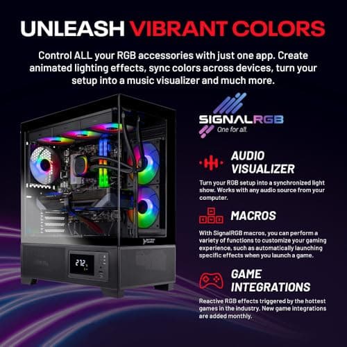 Skytech Azure Gaming PC Desktop, Ryzen 9 9900X 4.4 GHz (5.6GHz Turbo), NVIDIA RTX 5070 Ti 16GB, 2TB Gen4 NVMe SSD, 32GB DDR5 RAM 5200 RGB, 850W Gold ATX 3 PSU, 360mm ARGB AIO, Wi-Fi, Win 11