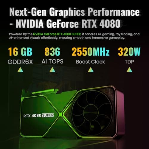 Lenovo Legion Tower 7i Gen 8 Intel i9-14900KF, NVIDIA GeForce RTX 4080 Super Premium Gaming Desktop, 64GB DDR5, 4TB SSD, RGB Light, Wired M&KB, Wi-Fi 6, Bundle USB-C Travel Hub Gen2 Dock