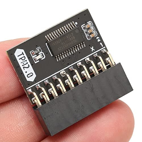 TPM 2.0 Module for Win11 for, 20Pin 2 10P Encryption Security Module, TPM 2.0 Module 2.54mm Pitch DDR4 Memory Module for Computer Motherboard