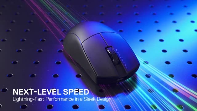 Redragon M916 PRO 3-Mode Wireless Gaming Mouse, 49G Ultra-Light 26K DPI Mouse w/Ergonomic Natural Grip Build, Full Programmable Buttons, Software Supports DIY Keybinds & DPI