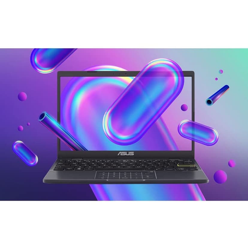 ASUS Vivobook Go 12 L210 11.6” ultra-thin laptop, 2022 version, Intel Celeron N4020, 4GB RAM, 64GB eMMC, Win 11 Home in S mode with One Year of Office 365 Personal, L210MA-DS02