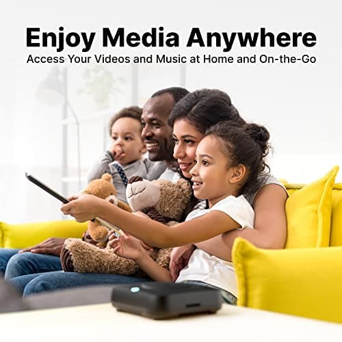 Smart Personal Cloud Storage Device Data and Media Files, Built-in 512GB High-Speed SSD with USB Storage, Plex and Home Assistant/iOS/Android/Windows/Mac Compatible