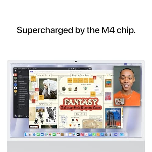 Apple 2024 iMac All-in-One Desktop Computer with M4 chip with 10-core CPU and 10-core GPU: Built for Apple Intelligence, 24-inch Retina Display, 24GB Unified Memory, 512GB SSD Storage; Silver