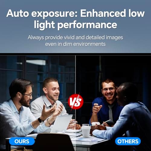 4K Webcam for PC, 4K UHD USB Webcam with Microphone, New Upgraded Auto Focus, Low Distortion, Privacy Cover, PC Camera for Zoom, Skype, Teams, Laptop, Conferencing, Calling, NewEye 60s