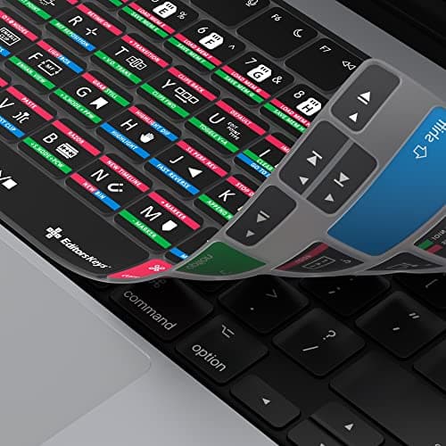 Editors Keys Cover Designed for Davinci Resolve Keyboard Cover 14" & 16" MacBook Pro 2021+ M1-M3 Chip - Genuine Editors Keys - Will not fit Other Models