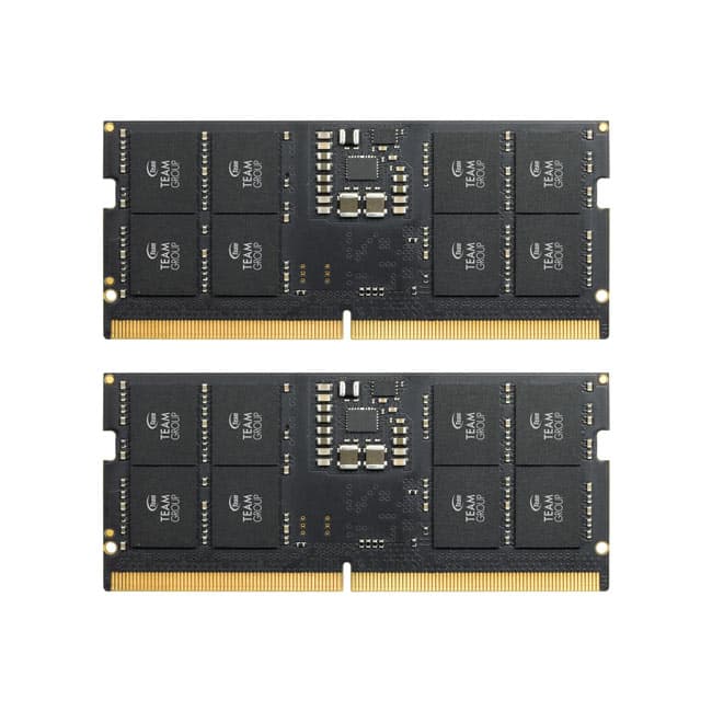 TEAMGROUP Elite SODIMM DDR5 32GB (2x16GB) 5600Mhz (PC5-44800) CL46 Non-ECC Unbuffered 1.1V 262 Pin Laptop Memory Module Ram - TED532G5600C46ADC-S01