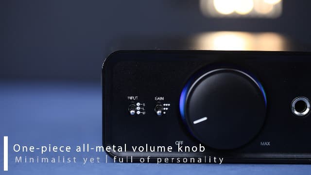 FiiO K5Pro ESS Amplifier Headphone Amps Stereo High Resolution Portable Desktop DAC 768K/32Bit and Native DSD512 for Home Audio/PC 6.35mm Headphone Out/RCA Line-Out/Coaxial/Optical Inputs (Black)