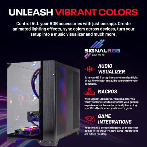 Skytech Gaming O11 Vision Desktop PC, Ryzen 7 9800X3D 4.7 GHz (5.2 GHz), AMD RX 9070XT 16GB, 2TB Gen4 NVMe SSD, 32GB DDR5 RAM 6000 RGB, 850W Gold ATX 3 PSU, 360mm ARGB AIO, Wi-Fi, Win 11