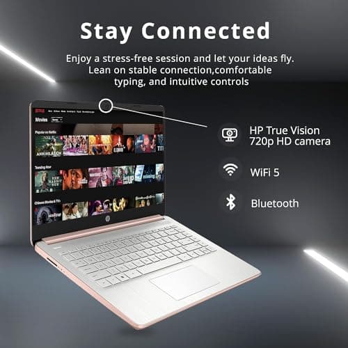 HP-14inch Laptop-Windows11 Laptop-School - Microsoft Office 365 - Quad-core Intel Processor - Long Battery Life - Ultralight Laptop for Student- Mini Laptop (16GB RAM |512GB PCIE SSD)
