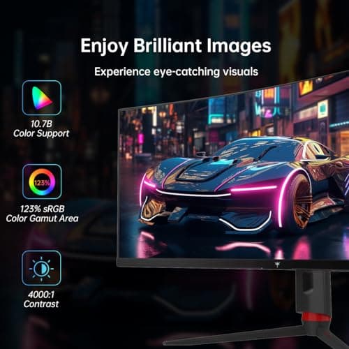 34 Inch Ultrawide Monitor, 165Hz WQHD 3440X1440 Curved Gaming Monitor, 1500R PC Monitor, HDR, FreeSync & G-Sync, HDMI, DisplayPort, VESA, Tilt Swivel Height Pivot Adjustment, H34S18S