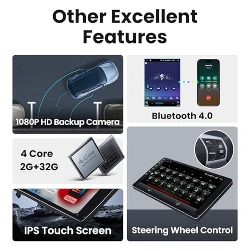 Car Radio Stereo for Dodge Ram 1500 2500 2013-2018: 9 inch Touchscreen Upgrade Radio DSP Stereo (2GB+32GB) Wireless CarPlay&Android Auto GPS Navigation 5G WiFi Bluetooth (Only fit Manual AC)