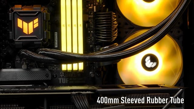 ASUS TUF Gaming LC II 360 ARGB All-in-One Liquid CPU Cooler with Aura Sync, 3X TUF Gaming 120mm ARGB Radiator Fans, Reinforced Tubing, and 6-Year Warranty;Widely Compatible with Latest Intel&AMD CPUs