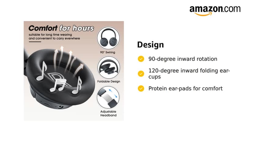 BERIBES Upgraded Hybrid Active Noise Cancelling Headphones with Transparent Modes,70H Playtime Bluetooth Headphones Wireless Bluetooth with Mic, Deep Bass,3.5MM Cable,Soft-Earpads,Fast Charging-Black