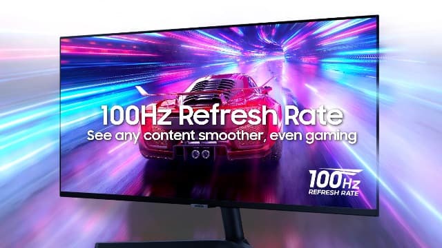 SAMSUNG 34" ViewFinity S50GC Series Ultra-WQHD Monitor, 100Hz, 5ms, HDR10, AMD FreeSync, Eye Care, Borderless Design, PIP, PBP, LS34C502GANXZA, 2023, Black