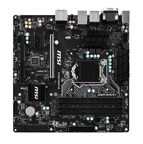 MSI Gaming Intel Skylake B150 LGA 1151 DDR4 USB 3.1 Micro ATX Motherboard (B150M Mortar)