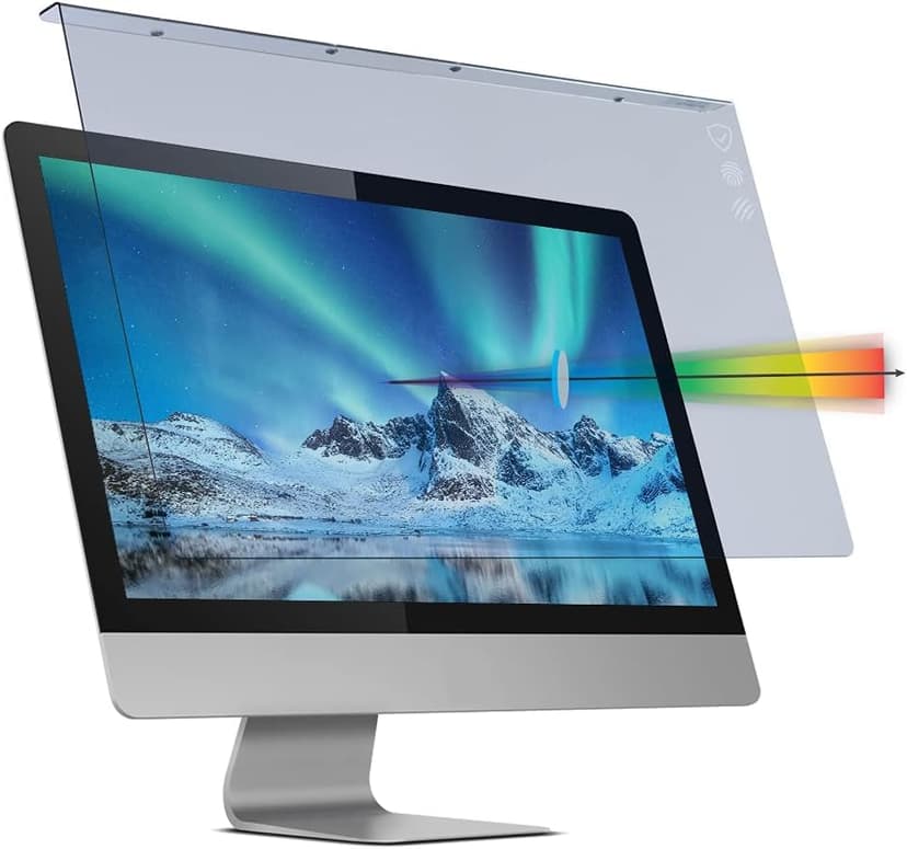 VizoBlueX 23-24 inch Anti-Blue Light Filter for Computer Monitor. Screen Protector Panel 21.5” x13.0 Blocks Blue Light for LCD TV PC Mac iMac Monitors