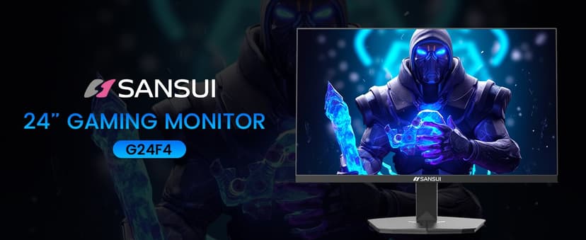 SANSUI 24 Inch Gaming Monitor 180Hz, DP 1.4 & HDMI 2.0 Ports High Refresh Rate Computer Monitor, Racing FPS RTS Modes, 1ms Response Time 110% sRGB (ES-G24F4, HDMI Cable Included)
