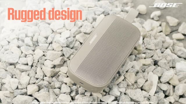 Bose SoundLink Flex Portable Bluetooth Speaker (2nd Gen), Portable Outdoor Speaker with Hi-Fi Audio, Up to 12 Hours Battery Life, Waterproof and Dustproof, Twilight Blue - Limited Edition Color