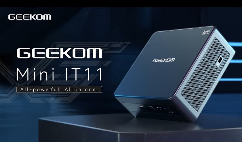 GEEKOM Air12 Lite Mini PC (3-Year Quality Support),12th Gen Intel N150 (Upgraded N100),16GB RAM 512GB NVMe PCIe M.2 SSD,6 USB Ports 9-Pin Mini Desktop Computer for Home/Business/Office