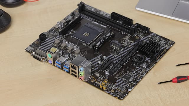 MSI A520M-A PRO Gaming Motherboard (AMD Ryzen 5000, AM4, DDR4, PCIe 3.0, SATA 6Gb/s, M.2, USB 3.2 Gen 1, DVI/HDMI, Micro-ATX)