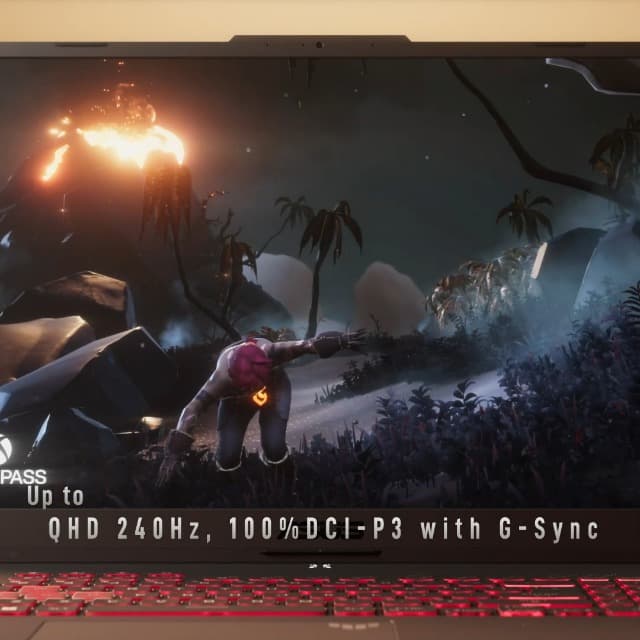 ASUS TUF Gaming A17 (2023) Gaming Laptop, 17.3” FHD 144Hz Display, GeForce RTX 4060, AMD Ryzen 7 7735HS, 16GB DDR5, 1TB PCIe 4.0 SSD, Wi-Fi 6, Windows 11, FA707NV-ES74