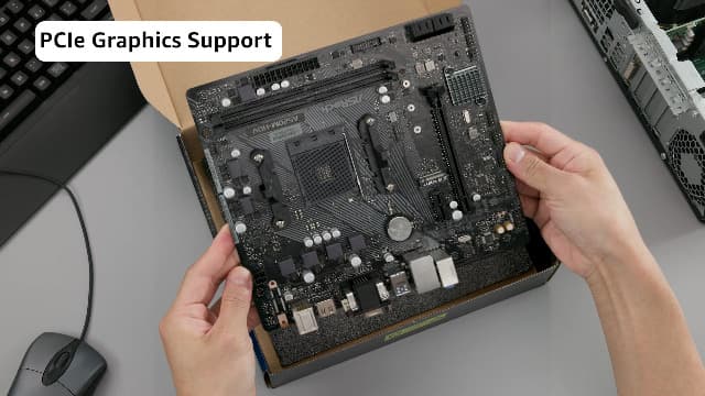 ASRock A520M-HDV Supports AMD AM4 Socket Ryzen™ 3000, 4000 G-Series and 5000 and 5000 G-Series Desktop Processors Motherboard, 32 GB memory storage