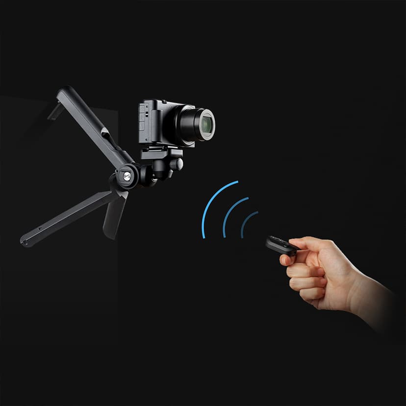 PGYTECH MANTISPOD 2.0 Mini Camera & Cell Phone Vlogging Tripod | 5 Modes Small Travel Flexible DSLR Pocket Stand | Video Vlog Desktop Shooting Selfie Mount Black