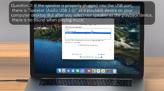 Computer Speakers for Desktop Monitor,Single Speakers for Desktop PC,Laptop Speaker with Loud Sound,Volume Control Easily Clamps to Monitors(USB-C to USB Adapter Included) (Black)
