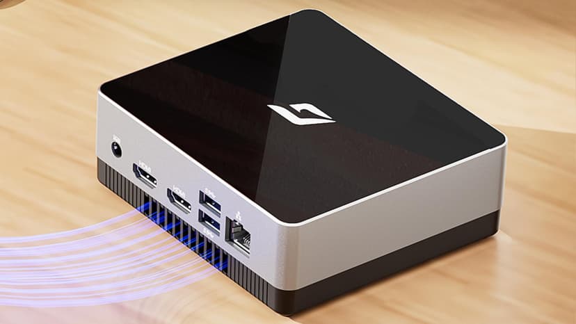 Nano J1 Linux Mini PC, Intel N5095A Quad-Core, Small Desktop Computers with 16GB RAM, 1TB PCIe SSD, 4K Dual Display, WiFi, Type-C, RJ45, VESA, Ubuntu OS for Business/Home/Office