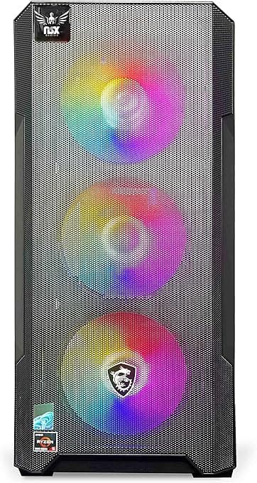 Tomcat Desktop Pc Ryzen 5 5500, RTX 3050 6GB, (2 * 8GB) 16 Gb RAM 3600 RGB, SSD 480GB M.2 NVME, W11, WiFi Ready, Mouse and Keyboard, 1 Year Manufacturer