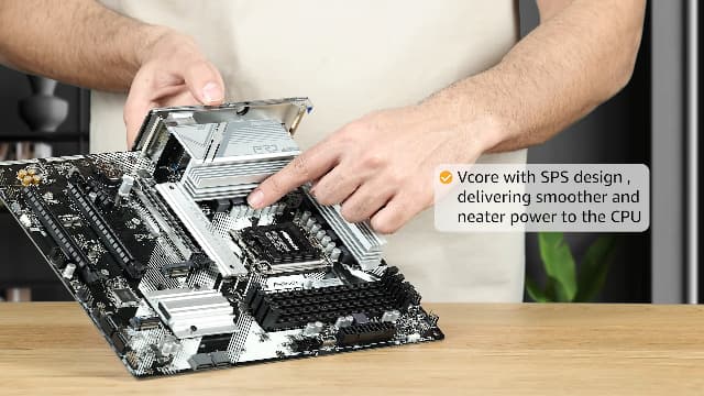 ASRock B760 Pro RSD4 LGA1700 ATX Motherboard - Supports 14th/13th/12th Gen Intel Core, DDR4 5333+ (OC), Dual M.2 PCIe Gen4, 2.5G LAN, USB 3.2 Gen2 Type-C, HDMI/DP, Nahimic Audio