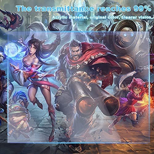 Anti Blue Light Screen Filter, Universal Blue Light Blocking Screen Protector Panel for 23, 23.6, 23.8, 24 inches Diagonal Desktop Computer LED PC Monitor- Widescreen Monitor Frame Hanging Type