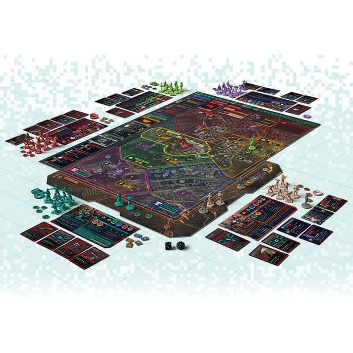 Cyberpunk 2077 Families and Outcasts Board Game Expansion - Introducing The Badlands and New Gang! Immersive Sci-Fi Strategy Game, Ages 14+, 1-5 Players, 90-120 Min Playtime, Made by CMON