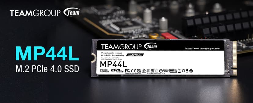 TEAMGROUP MP44L 500GB SLC Cache NVMe 1.4 PCIe Gen 4x4 M.2 2280 Laptop&Desktop SSD (R/W Speed up to 5,000/3,700MB/s) TM8FPK500G0C101