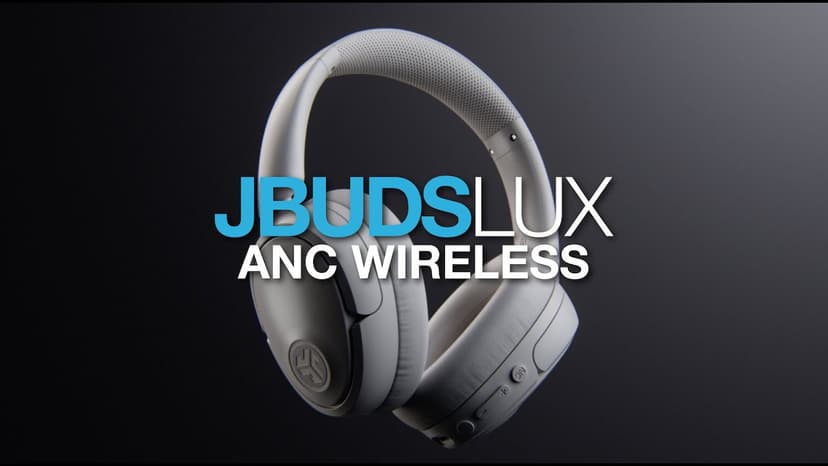JLab JBuds Lux ANC Wireless Headphones, Mauve, Hybrid Active Noise Cancelling, Customizable Sound, Spatial Audio Compatible, Premium Over-Ear Bluetooth Headset