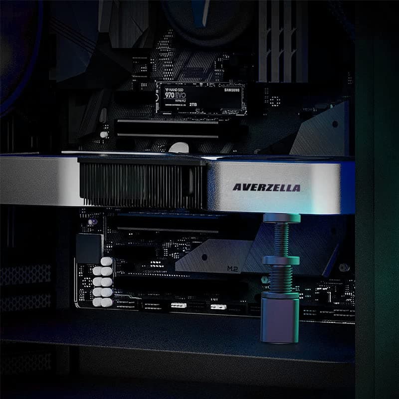 Graphics Card GPU Mini Brace Support, Video Card Sag Holder Bracket, GPU Stand, Universal VGA Graphics Card Holder