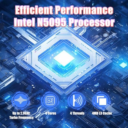 2025 New Portable Laptop,Student and Business,14" FHD IPS Display,Quad-Core N5095 Processor,8GB DDR4 RAM,512GB PCIe SSD,Numeric Keypad,2.4/5G WiFi,38WH Battery,Webcam,Mini HDMI,USB(Pink)