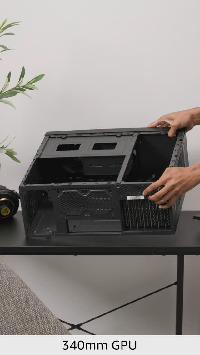 SilverStone Technology Grandia 11 Compact ATX Home Theater PC (HTPC) case with 240mm Radiator Support, SST-GD11B