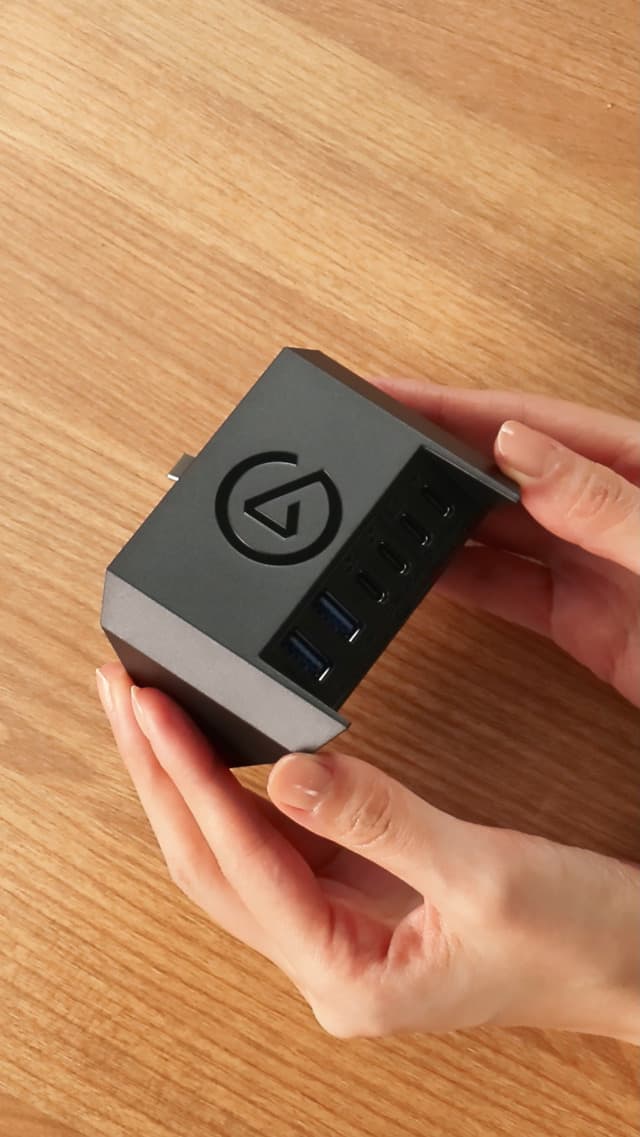 Elgato USB Hub – For Stream Deck +, 2 USB-C Ports/2 USB-A Ports, Power Delivery, SD/microSD Card Reader – USB-C, Mac/PC, Stream Deck & Power Supply Not Included