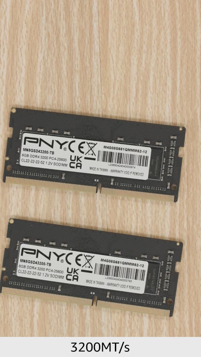 PNY Performance 16GB (2x8GB) DDR4 DRAM 3200MHz (PC4-25600) CL22 (Compatible with 2933MHz, 2666MHz, 2400MHz or 2133MHz) 1.2V Notebook/Laptop (SODIMM) Computer Memory Kit – MN16GK2D43200-TB