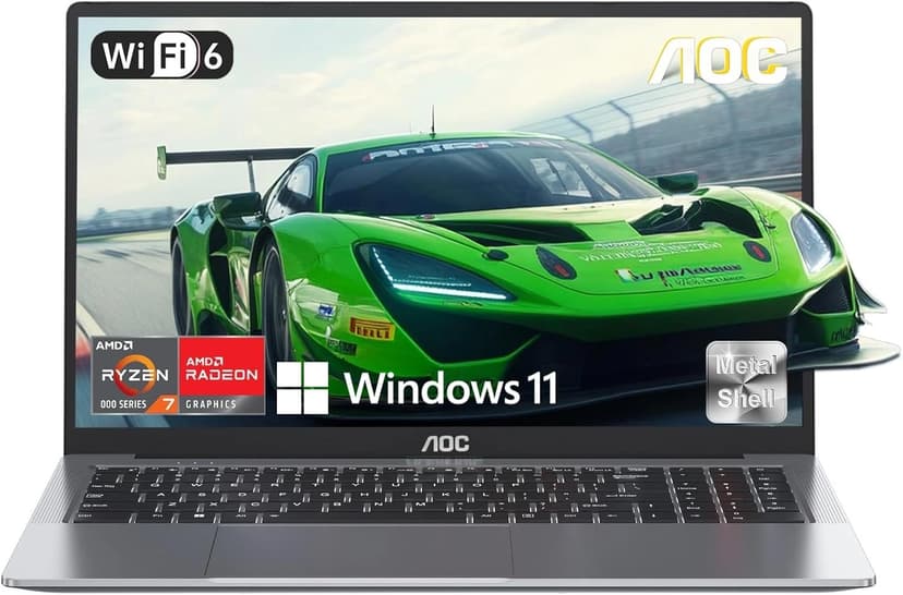 2025 Laptop with AMD Ryzen 7 5700U Processor(8C/16T, Up to 4.3GHz), 16.1“ FHD Display Laptop Computer with Backlit Keyboard, 16GB RAM 512GB NVMe SSD, WiFi 6, HDMI, USB3.2, Type-C, 53Wh Battery