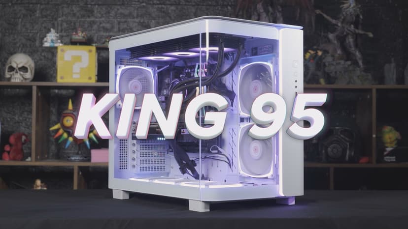 Skytech King 95 Gaming PC Desktop, Ryzen 7 9800X3D 4.7 GHz (5.2 GHz Turbo Boost), NVIDIA RTX 5070 Ti 16GB GDDR7, 1TB Gen4 SSD, 32GB DDR5 RAM 5600 RGB, 850W Gold PSU, 360mm ARGB AIO, Wi-Fi, Win 11