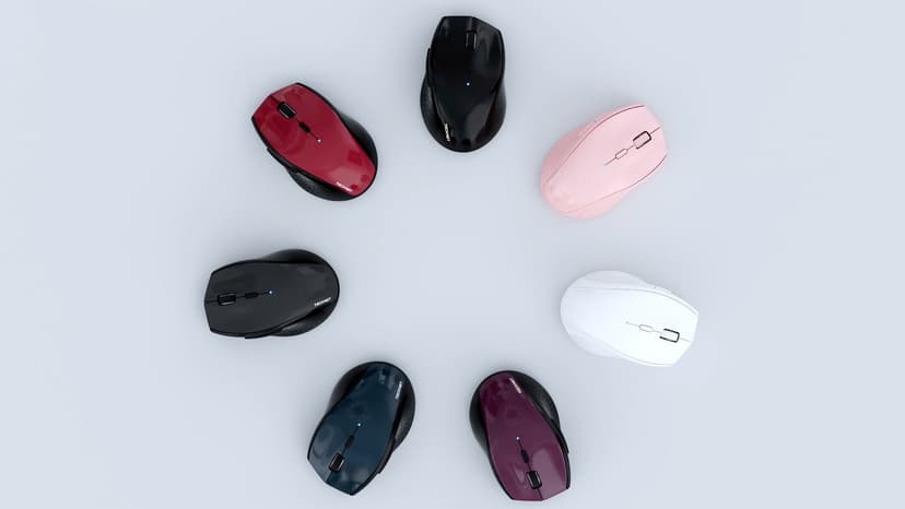 TECKNET Bluetooth Mouse, 4800 DPI Wireless Mouse, 2-Year Battery 6 Adjustable DPI, 6 Buttons Compatible with Laptop/Windows/Computer - Black