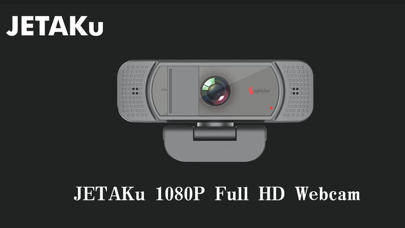 1080P Webcam with Microphone for PC Streaming, Web Camera for Desktop with Privacy Cover, 100° Wide Angle, Auto Light Correction, USB Plug&Play Web Cam for OBS/Gaming/Zoom/Skype/FaceTime/Teams/Twitch